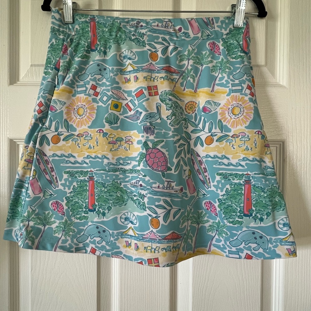 Kaeli Smith Jupiter Florida pattern Women's Skort